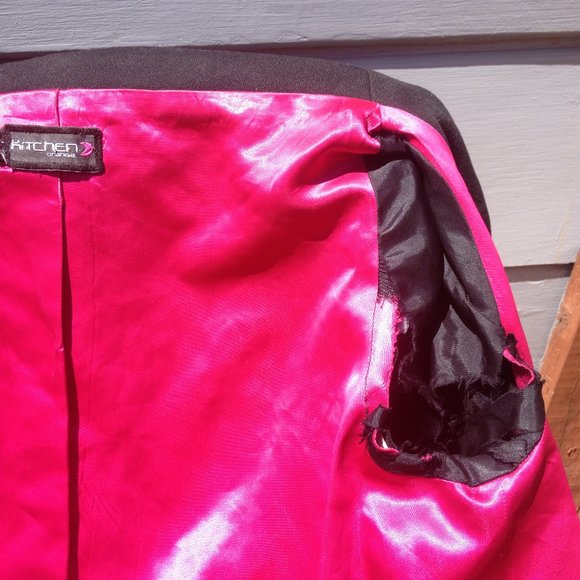 Kitchen Orange futuristic high-collar wool coat - Picture 9 of 10